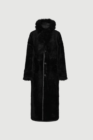 Envelope1976 Woodstock coat, Black Coat Black