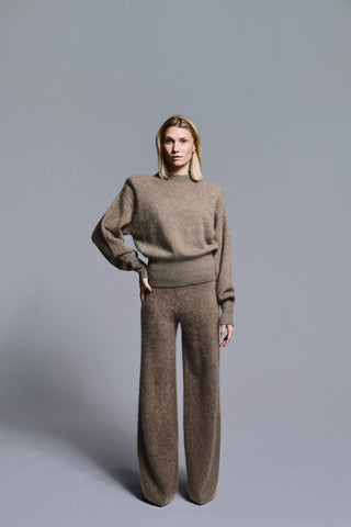 Envelope1976 Sky knit, Taupe Sweater Taupe