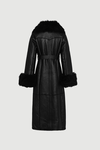 Envelope1976 Woodstock coat, Black Coat Black