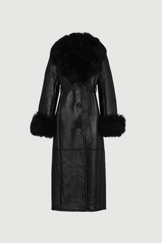 Envelope1976 Woodstock coat, Black Coat Black
